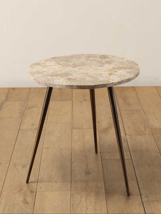 マーブルトップサイドテーブル L