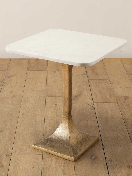 マーブルトップサイドテーブル