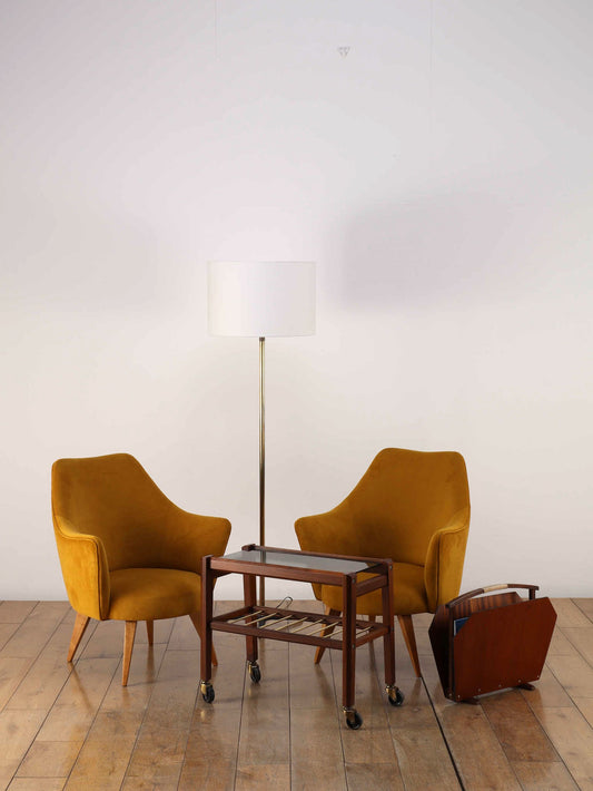 グラストップサイドテーブル