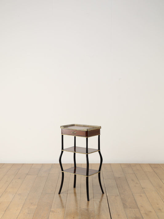 フレンチインレイシェルフテーブル