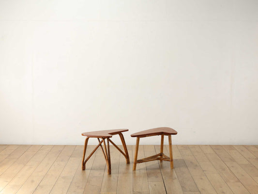 ブーメランサイドテーブル 2pcsセット