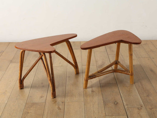 ブーメランサイドテーブル 2pcsセット