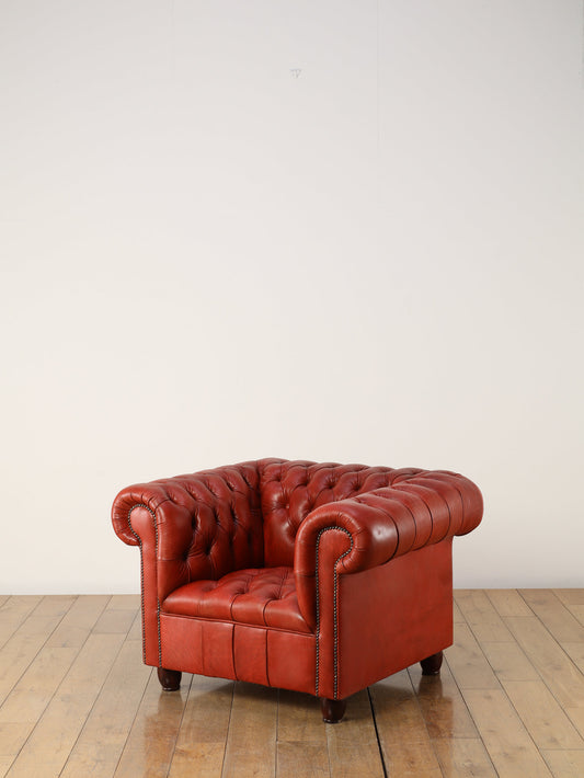 チェスターフィールドチェア レッド