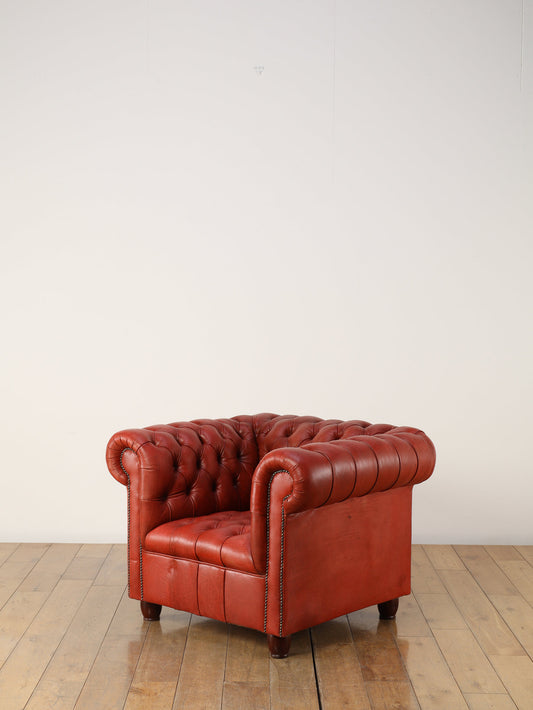 チェスターフィールドチェア レッド
