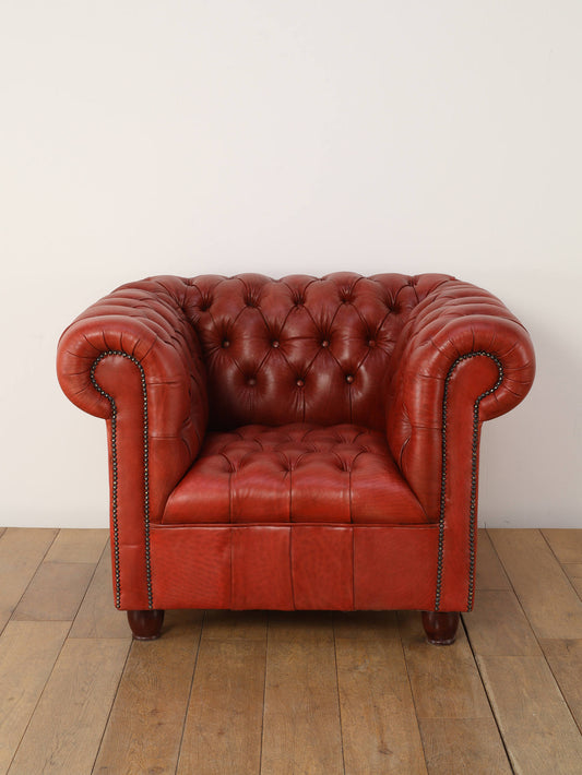 チェスターフィールドチェア レッド