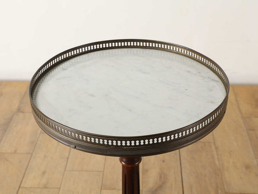 マーブルトップサイドテーブル