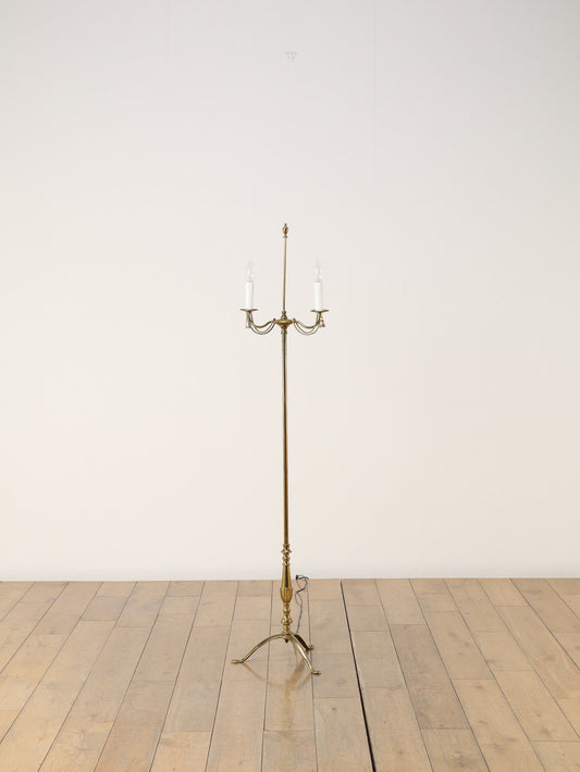 ブラスフロアランプ