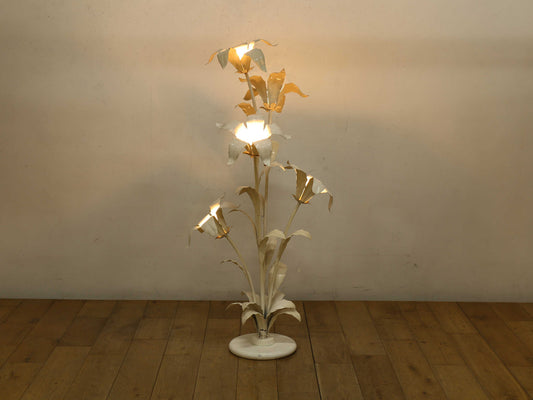フラワーフロアランプ