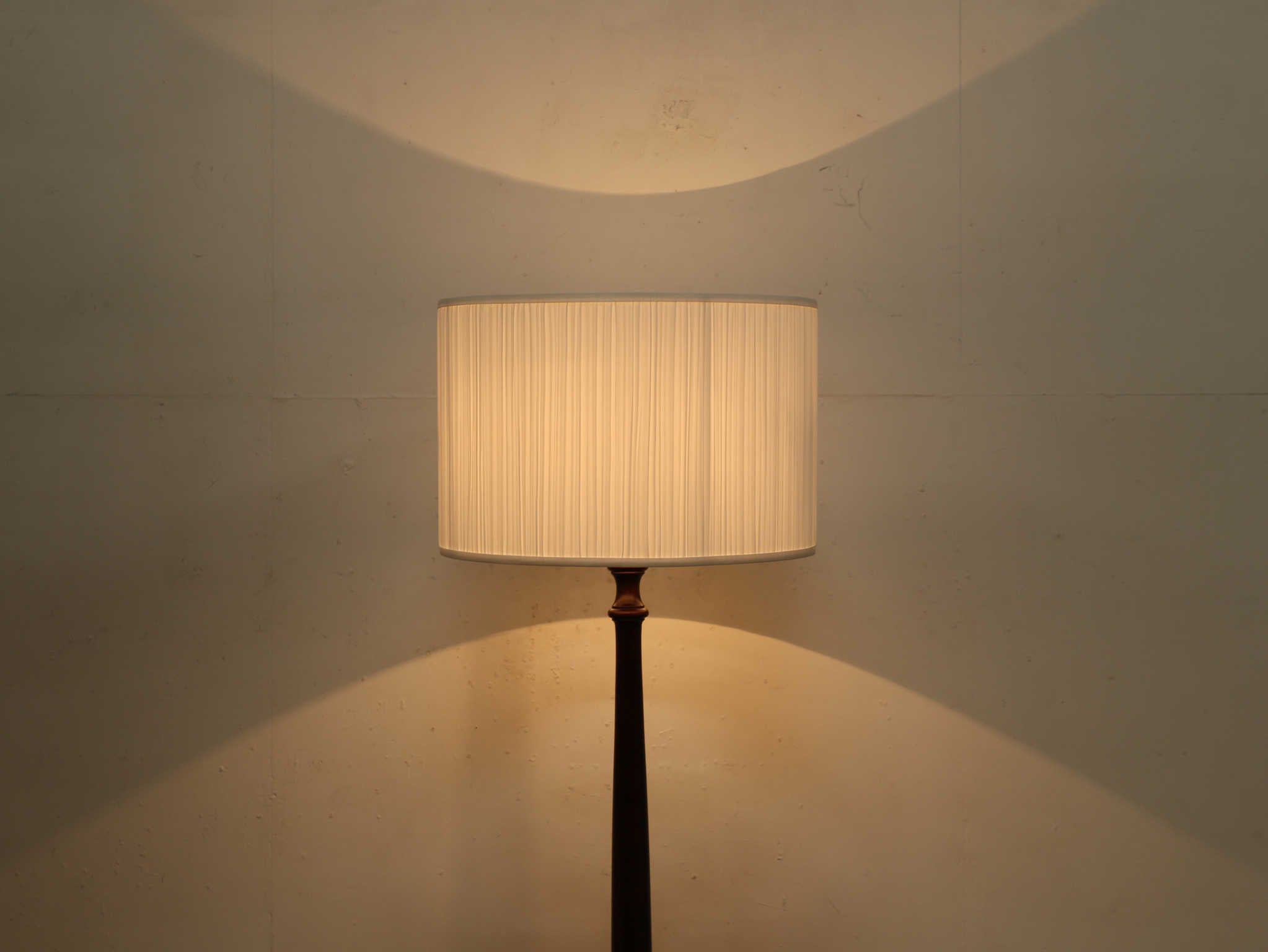 アンティーク フロアランプ 大理石（ポールの一部分） 1灯式（LED） 高さ154cm/シェード(布) 幅40cm 検) ロイズ アンティークス■近隣配送無料 買取帝国 朝霞店 フロアランプ | ロイズ・アンティークス