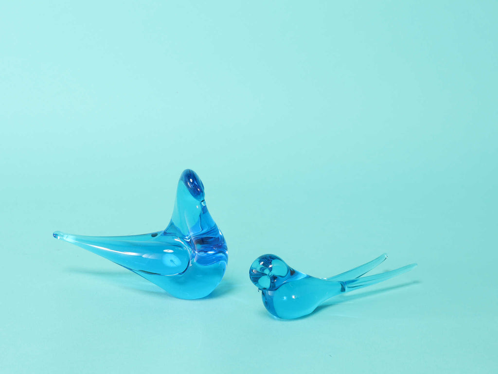 FM KONSTGLAS グラスバードオブジェ セット | ロイズ・アンティークス