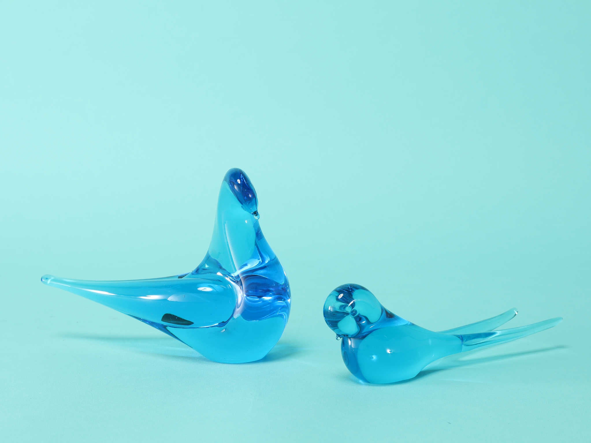 FM KONSTGLAS グラスバードオブジェ セット | ロイズ・アンティークス