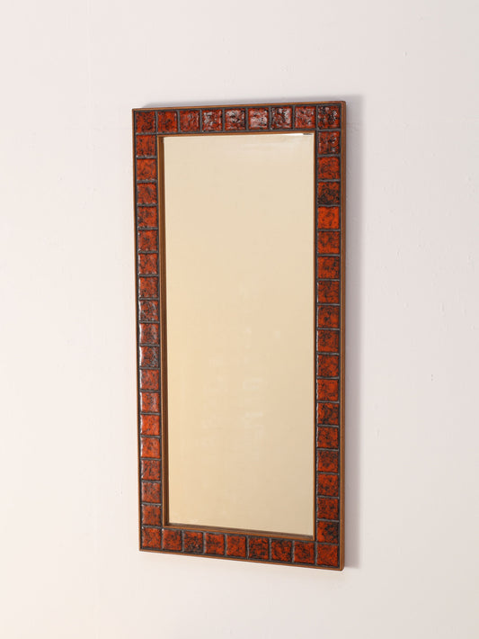 タイルトップチェストwith ウォールミラー