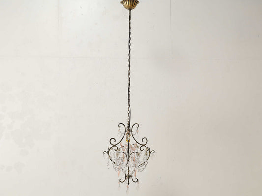 シャンデリア　ピンク