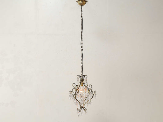 シャンデリア　ピンク