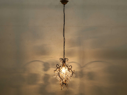 シャンデリア　ピンク