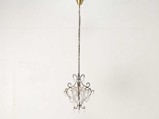 シャンデリア　ピンク