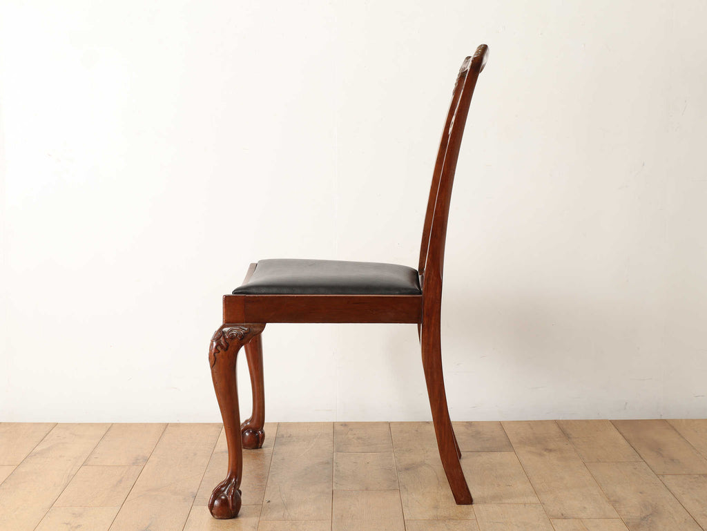 英国アンティーク家具 | チッペンデール様式 ダイニングチェア 4