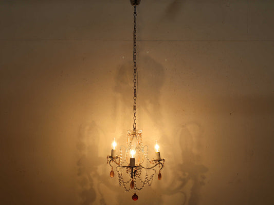 シャンデリア ピンク