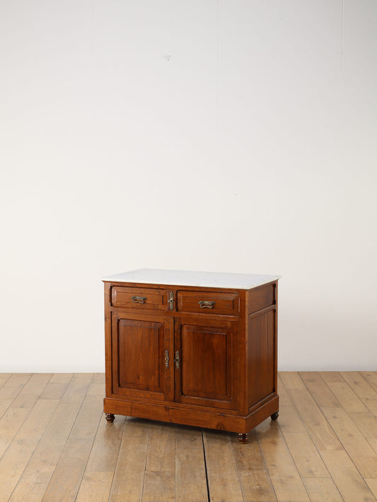 マーブルトップサイドボード