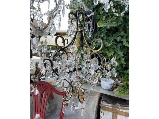 シャンデリア　ピンク