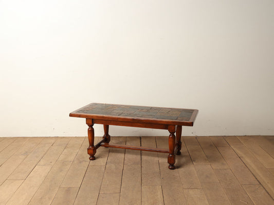 フレンチスレートトップコーヒーテーブル