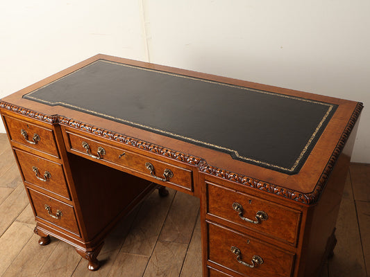 レザートップデスク