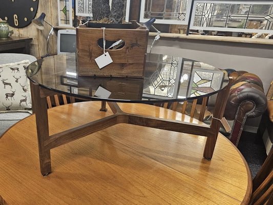 グラストップコーヒーテーブル