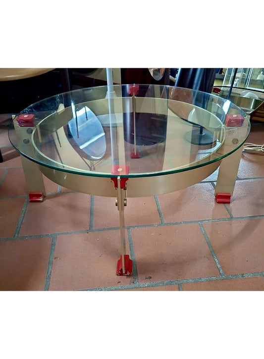 イタリアングラストップコーヒーテーブル