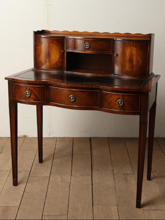 レザートップライティングデスク