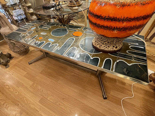 タイルトップコーヒーテーブル