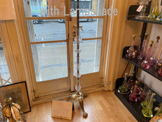 グラスフロアランプ