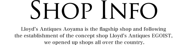 SHOP INFO