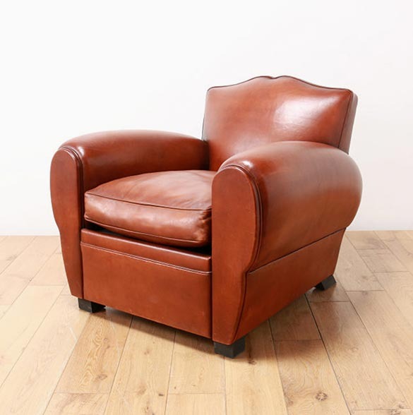 Reproduction <br>French Club Chair