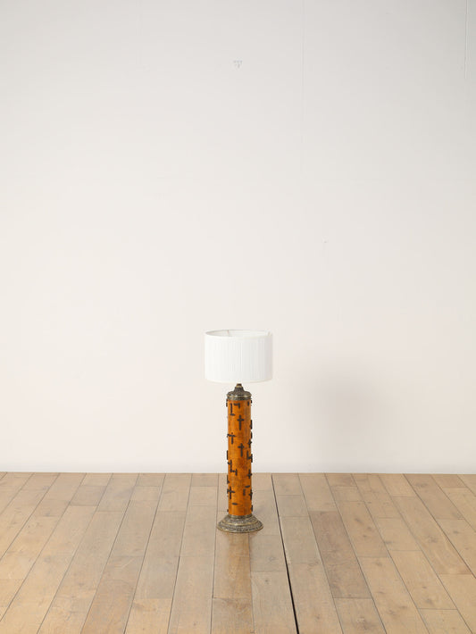 プリンティングローラーフロアランプ