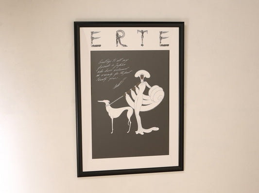 エルテ Ebony and White ポスター