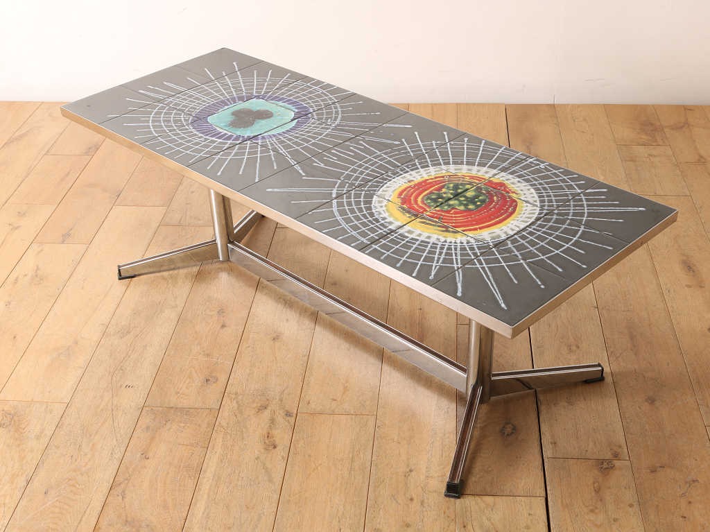 ロイズアンティークス タイルトップコーヒーテーブル タイルトップコーヒーテーブル | ロイズ・アンティークス | ヨーロッパ