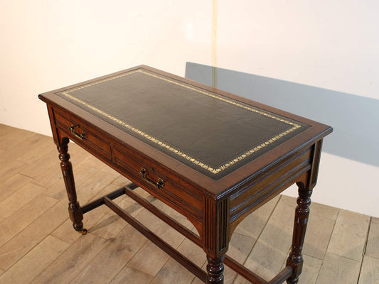 WARING&GILLOWSレザートップデスク