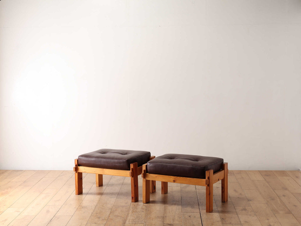 青いフットスツール レトロ風 ヴィンテージ風 かわいい 222-1497-006 青いフットスツール レトロ風 ヴィンテージ風 かわいい 222-1497