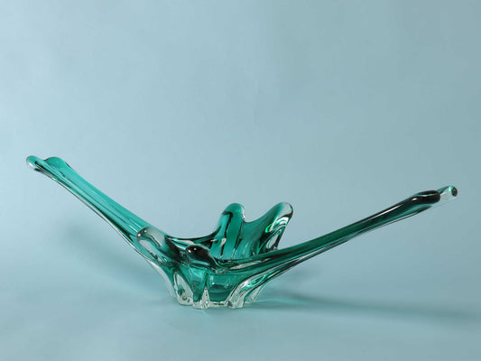 アートグラスロングトレイ グリーン