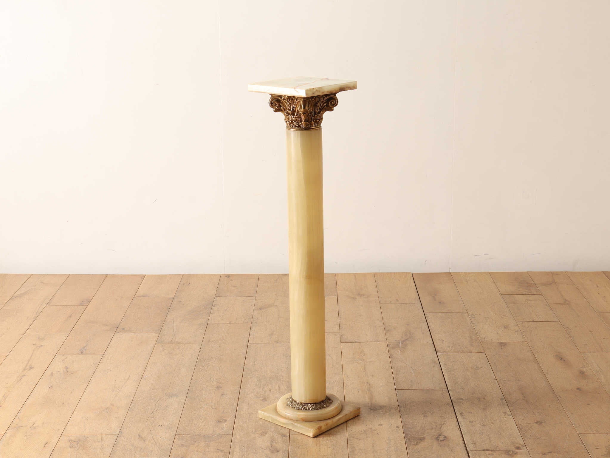 希少品】オニキスONYXアンティークビンテージ花台