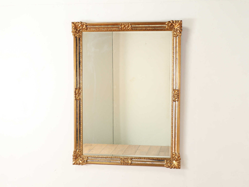 DEKNUDT MIRRORS アンティーク調　姿見　鏡　ウォールミラー MINT 鏡 ミラー 全身 姿見 アンティーク調大型ミラーW90 ゴールド