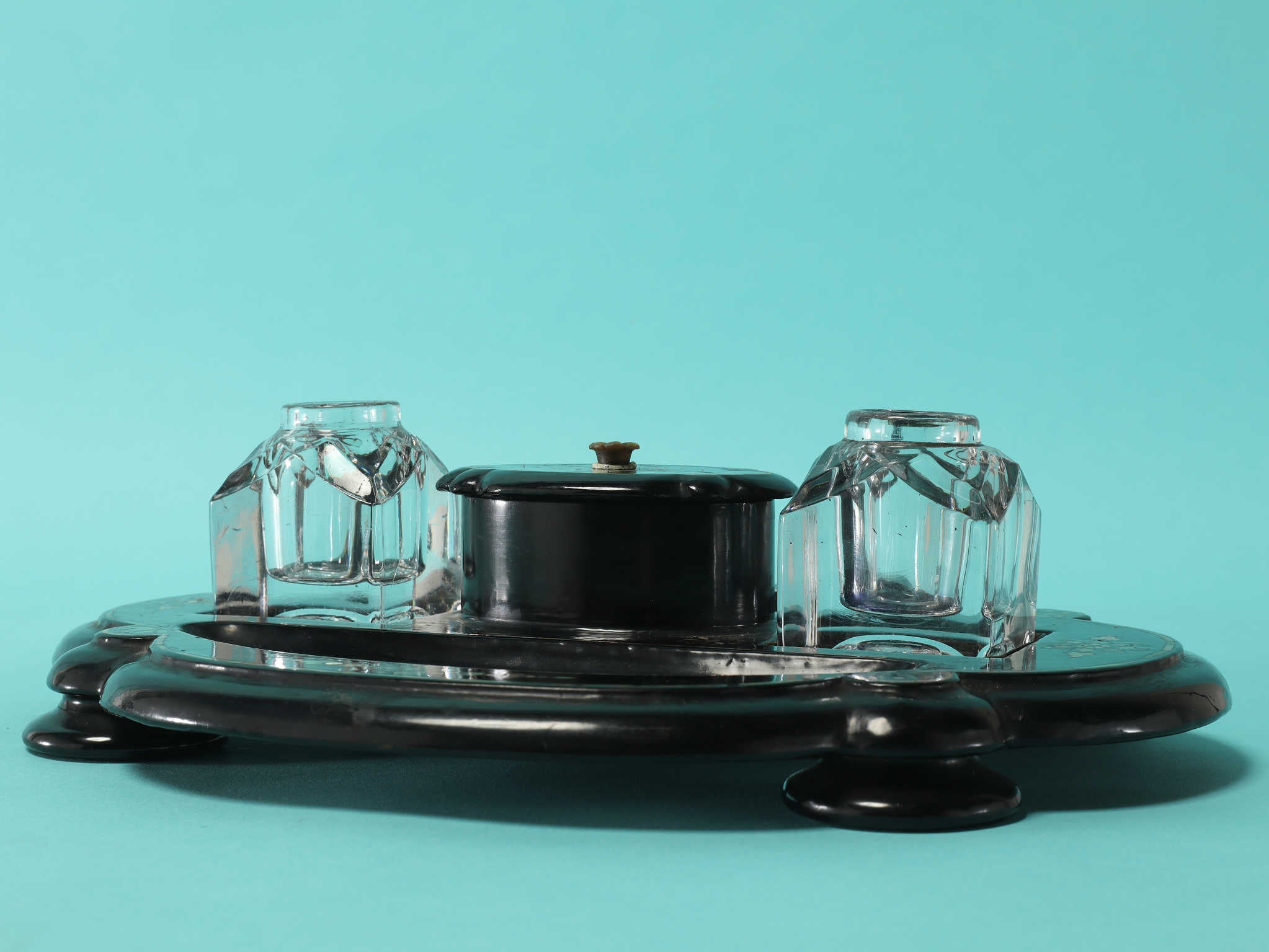 ヴィクトリアンインクウェルセット | ロイズ・アンティークス