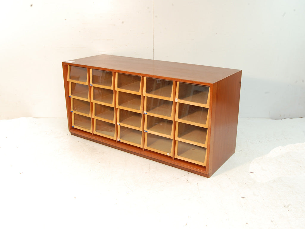 アンティーク　ロイズアンティークス購入　木製キャビネット Lloyd's Antiques Real Antique Art Deco Cabinet / ロイズ