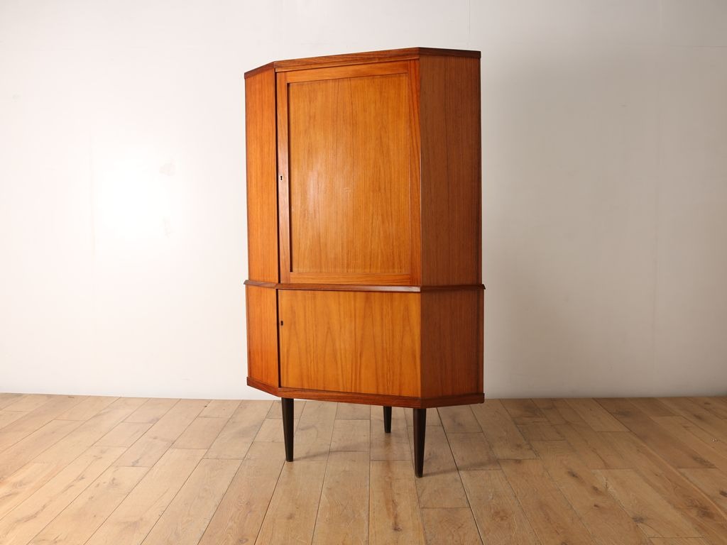 ヴィンテージ レトロ 木製 キャビネットコーナー 収納 ヴィンテージ コーナーキャビネット – rocca rocca