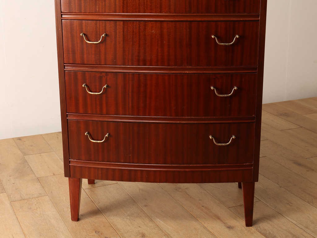 イギリス ロイズアンティークス トールボーイ ブラウン木製チェスト