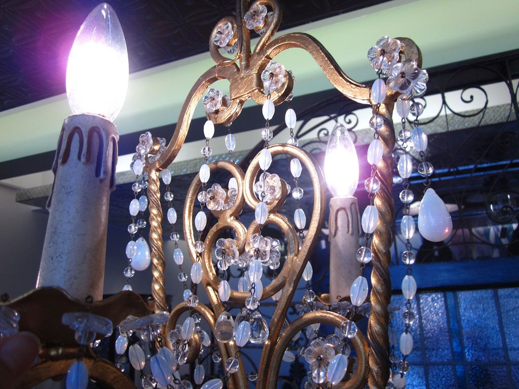 シャンデリア ホワイト | ロイズ・アンティークス | ヨーロッパの